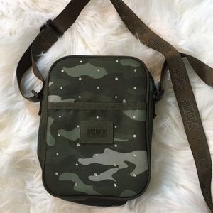 PINK Army Green Purse